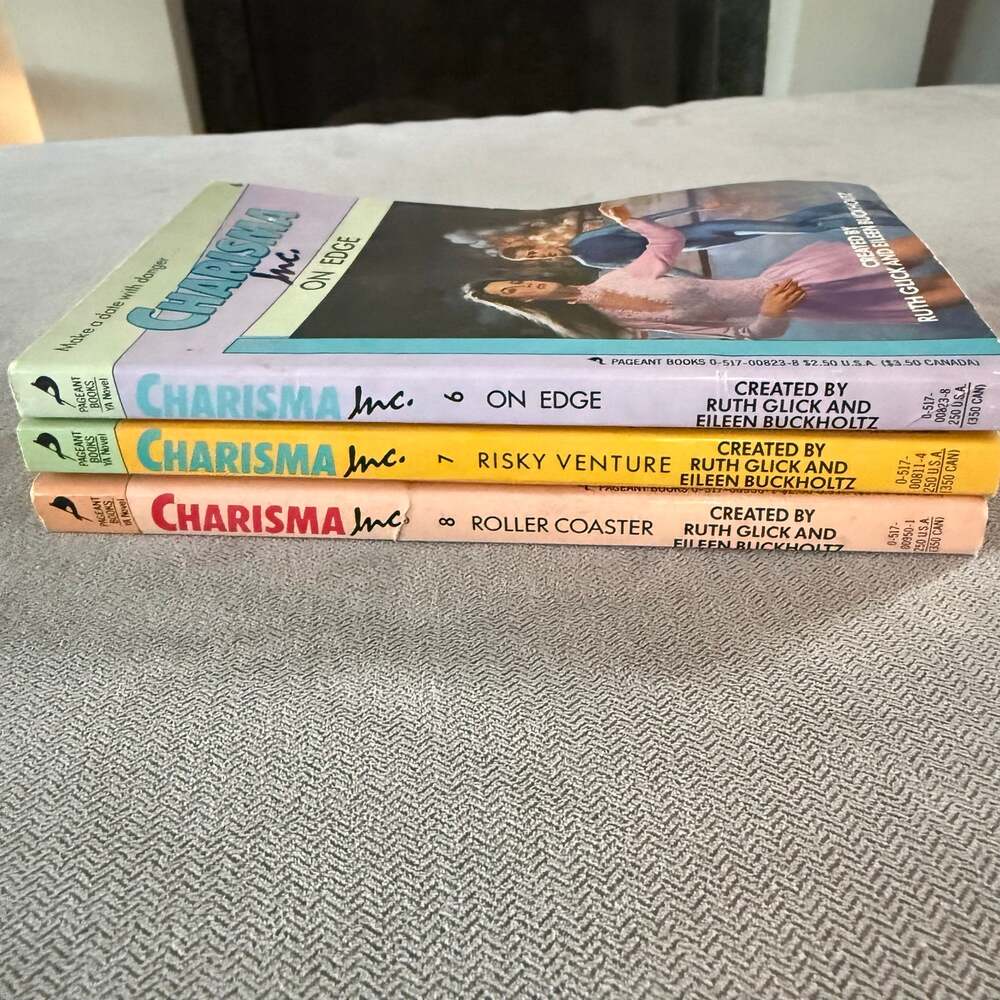 Vintage Charisma Inc. Books 6 7 8 Paperback Lot of 3 Ruth Glick Eileen Buckholtz